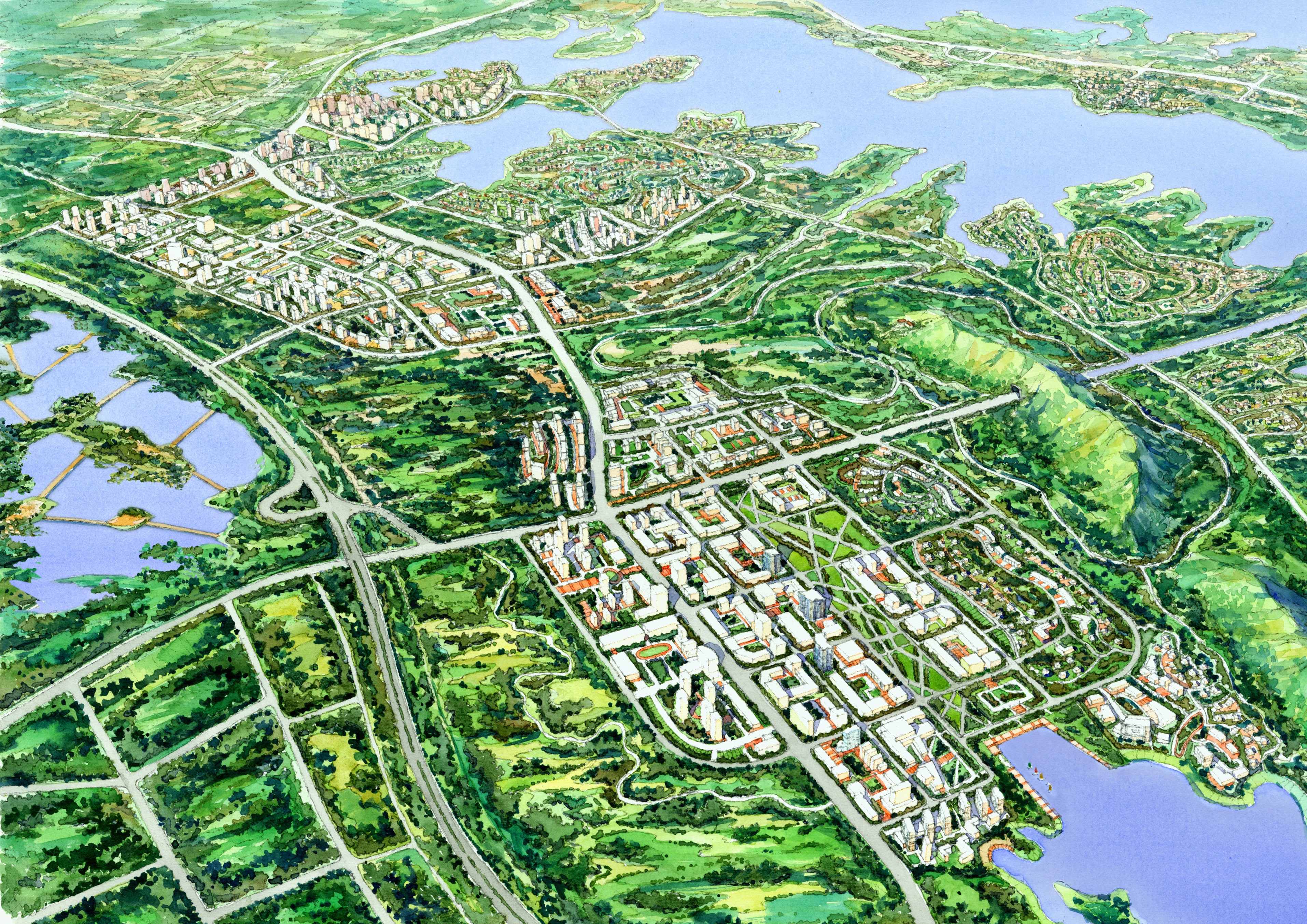 后官湖景观规划